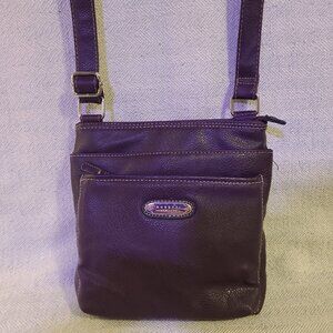 Rosetti purple shoulder purse with adjustable strap
